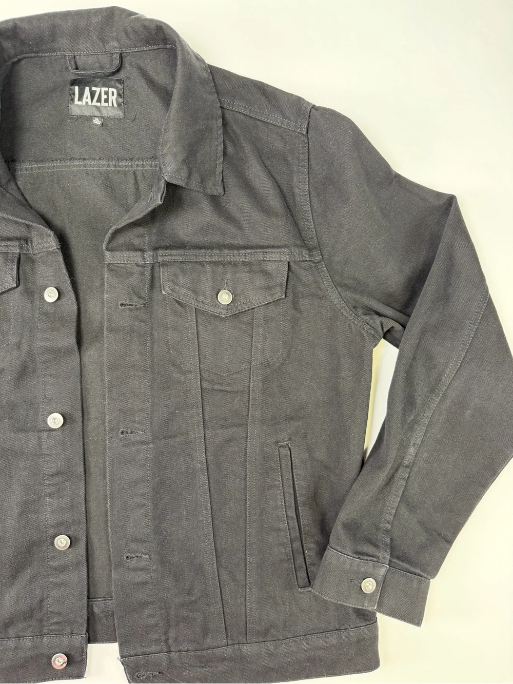 Lazer black denim